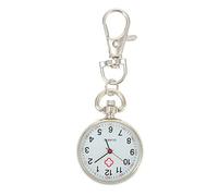 BESPORTBLE Silver Alloy Boys and Girls Watch with Big Numbers, Portable and Precise Time Keeping Pocket Watch Suitable for School Use, Modern Design and Sturdy Glass Cover