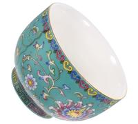 BESPORTBLE Silver Enamel Ceramic Tea Cup for Kung Fu Tea Ceremony Heat Resistant Drinking Bowl Elegant Green Porcelain Water Cup