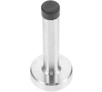 BESPORTBLE Silver Floor Mounted Door Stopper Made of Stainless Steel with Rubber Tip, Prevents Doors from Slamming and Opening Too Far, Sturdy and Rust Resistant for Home Indoors Use