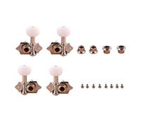 BESPORTBLE Silver Metal Ukulele Tuning Key Pegs Replacement Set with Vintage Elegant Style, Designed to Sound of Strings for Acoustic and Classical Guitars