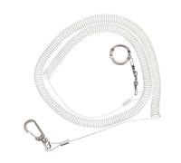 BESPORTBLE Silver Parrot Training Chain Pet Parrot Leash Plastic Portable Easy to Put and Take off Harness Set for Taking Your Pet and Training
