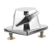 BESPORTBLE Silver Plated Iron Drum Leg Rest for Snare and Tom Drum Easy to Carry and Convenient to Install Suitable for Drummers