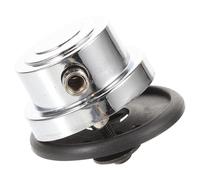 BESPORTBLE Silver round Snare Drum Lug Connector with Smooth Polished Surface and Sturdy Metal Build Double-sided Drum Hook Accessory for Snare