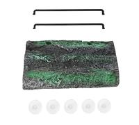 BESPORTBLE Simulation Bark Tortoise Platform Floating Turtle Basking Terrace for Aquariums Safe Non-pollutant Decoration for Fresh and Visual Appeal