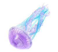 BESPORTBLE Simulation Jellyfish Model Ocean Animal Figurine for Fish Tank Decor Mini Jellyfish Ornament for Educational Display Creative Sea Creature for Desktop and Room Decoration