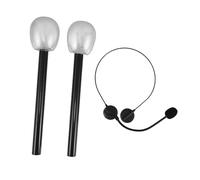 BESPORTBLE Simulation Microphone Props Retro Mic Party Favor for Boys and Girls Microphone Toy for Stage Performances School Events Decorations