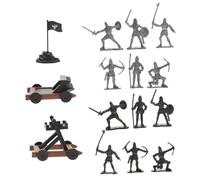 BESPORTBLE Simulation Military Soldier Model Retro Ancient Equipment for Pretend Play Medieval Army Figurine for Birthday Party Decoration and Collecting