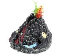 BESPORTBLE Simulation Volcano Model Smoke and Sound Effect, Volcanic Eruption Prop for Educational Science Kits, Prehistoric Dinosaur Scene Decoration for Learning and Play