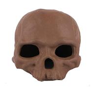 BESPORTBLE Skull Design Retro Pottery Ornament for Fish Tank Decor Realistic and Safe Hiding Cave for Fresh and Salt Water Aquariums for Reptiles and Fish
