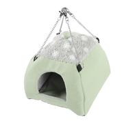 BESPORTBLE Small Animal Cozy Hideout Comfortable Chinchilla House and Hamster Hut for Small Pets Extra Design for Use for Hamsters Guinea Pigs and Ferrets