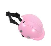 BESPORTBLE Small Dog Helmet Adjustable Plastic Pet Hard Hat with Chin Strap, Protective Motorcycle and Scooter Riding Gear for Tiny Breeds Outdoor Safety