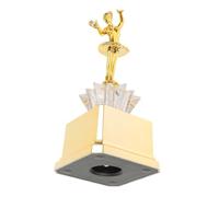 BESPORTBLE Small Gold Dance Trophy Cup for Competition Winners - Plastic Ballet Award Souvenir, Mini Sports Participation Trophy, Dance Contest Prize