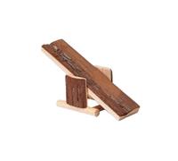 BESPORTBLE Small Pet Seesaw for Hamster Mouse Gerbil Squirrel Wooden Hideout Toy for Cage Decor