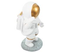 BESPORTBLE Small Resin Astronaut Statue Decoration with Detailed Spacesuit Tabletop Figurine Ornament for Living Artistic Space Man Craft Space Enthusiasts