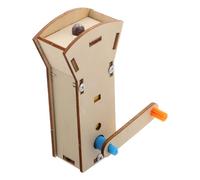 BESPORTBLE Small Solar Hand Crank Flashlight for Camping, DIY Science Experiments and Emergency Situations