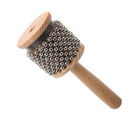 BESPORTBLE Small Wooden Cabasa Percussion Instrument 6cm Handheld Portable Cabasa for Kids Beginner Music Toy African Jazz Band Rhythm Shaker
