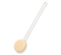 BESPORTBLE Soft Bristle Bath Brush with Anti-Slip Handle and Hanging String Body Massage Shower Scrubber for Exfoliating and Softening Skin Suitable for Back Cleaning and Dry Brushing