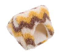 BESPORTBLE Soft Coral Fleece Hamster Warm Bed House for Small Pets Cozy Winter Sleeping Cave Hideout for Hamsters Mice Hedgehogs Sugar Gliders Washable and Portable Small Animal Nest