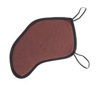 BESPORTBLE Soft Cotton Violin Chin Rest Pad, Comfortable 3/4-4/4 Size, Skin-friendly Full Cotton Violin Accessory for Playing Support, Brown Instrument Fitting for Violinists