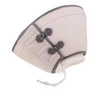 BESPORTBLE Soft Pet Collar for Dogs and Cats, Anti-bite and Anti-lick Neck Protector, Breathable Light Grey Xl 15cm Depth, Protective Cone for Post-surgery Healing