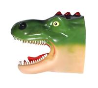 BESPORTBLE Soft Rubber Dinosaur Hand Puppet for Safe Non-toxic Material Enhances Motor Skills and Imagination for Role Play and Storytelling Green for Home and Educational Use