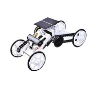 BESPORTBLE Solar Powered DIY Motor Car Building Kit for Four-wheel Climbing Vehicle Science Educational Off-road Model to Enhance Hand-eye Coordination and Problem Solving Skills Indoor