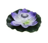 BESPORTBLE Solar Powered Lotus Lantern Waterproof Outdoor Flower Light for Pool Decoration Solar Garden Lamp Design Random Color