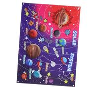 BESPORTBLE Solar System Felt Story Board Large Soft Educational for Preschool Storytelling Busy Wall Panel Montessori Classroom Activity for Boys