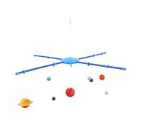 Besportble Solar System Mobile Hanging - Educational Planetary Model Kit for Kids and Adults - Space Decor for Nursery and Classroom - Easy Assembly Science Toy