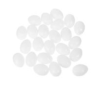 BESPORTBLE Solid Pigeon Bird Egg Toy 30pcs Artificial Eggs for Boys and Girls Easter Celebration