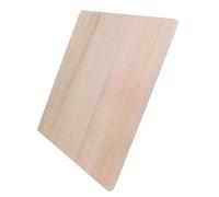 BESPORTBLE Solid Wood Plank with Splinter-Free Surface 12x12 1/2" Thick Rectangle Wooden Boards and Smooth Polished Finish, for DIY Art Projects and Wood Planks for Shelves or Crafts