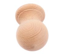 BESPORTBLE Solid Wood Staircase Finials with Roman Bridge Design Unfinished Decorative Wood Ball Finials for Furniture DIY Crafts Home and Commercial Use Minimalist Elegant Style