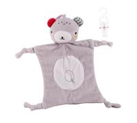 BESPORTBLE Soothing Towel Animal Comforter Pattern Soft and Gentle Soothing Towel for Cognitive Development and Comfort Newborns