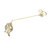 BESPORTBLE Soprano Saxophone Music Holder Clip, Clamp-on Lyre for Marching Band, Portable Small Sheet Music Stand Accessory