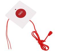 BESPORTBLE Sos Emergency Call Button Effortless Triggering Elderly for Wall Mount and Rapid Aid, White Plastic Caregiver Call Button Disabled Patients for Home and Places in Need