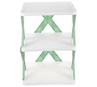 BESPORTBLE Space-saving Foldable Shoe Rack Narrow Vertical Tower Storage Organizer for Entryway Dormitory with Sturdy Design and Minimalist Style