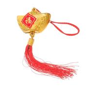 BESPORTBLE Spring Festival Hanging Ornament Chinese Tassel Blessing Decor for Home Office Car Indoor Outdoor Use Feng Shui Luck Symbol Year Gift for Wealth and Prosperity