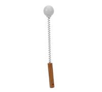 BESPORTBLE Spring Massage Hammer with Wooden Handle Fitness Tool for Muscle Relaxation Multi-Functional Back and Body Knock Massager Comfortable Grip Random Color Random Color