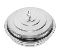 BESPORTBLE Stackable Stainless Steel Holy Communion Tray Reusable Party Plates for Church and Home Use Space-Saving Design Easy to Clean for Religious and Family Gatherings