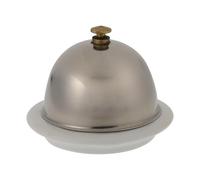 BESPORTBLE Stainless Steel Butter Dish with Lid for Butter and Cheese Relish Plate for Desserts and Appetizers Food Tray for Kitchen Restaurant and Hotel Serving