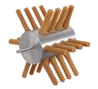 BESPORTBLE Stainless Steel Chicken Plucker Drill Attachment with 24 Fingers, Heavy Duty Poultry Plucking Machine for Duck Goose Quail Pheasant Processing, Semi-automatic Bird Plucker Suitable