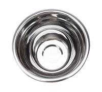 BESPORTBLE Stainless Steel Deep Mixing Bowl for Egg Beating and Fruit Salad with Flat Base Rounded Lip for Easy Pouring Kitchen Container for Home and Restaurant Use