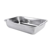 BESPORTBLE Stainless Steel Dog Urinal Paw Cage Accessory Puppy Toilet Training Litter Tray for Household Pet Potty