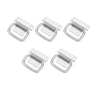 BESPORTBLE Stainless Steel Drawer Handle Pull for Tool Box and Flight Case, 5PCS, Silver, High Hardness, Pre-Punched Mounting Holes, Not Easy to Rust