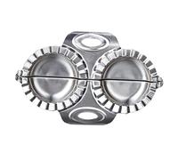 BESPORTBLE Stainless Steel Dumpling Mold Double Sided Dumpling Maker for Home Kitchen and Restaurant Quick Crimped Seal Easy to Clean and