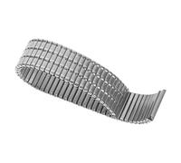 BESPORTBLE Stainless Steel Elastic Watch Band Replacement 18mm Spring-loaded Wristwatch Chain with Minimalist Design and High-end Feel for Men and Women