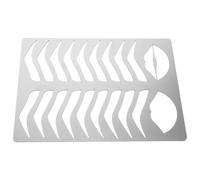 BESPORTBLE Stainless Steel Eyebrow Stencil Mold for Brow Drawing and Practice Lightweight and Resistant to Breakage Brow Practice Tool