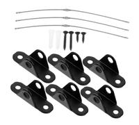 BESPORTBLE Stainless Steel Furniture Anchors 6pcs Childproof Straps Baby Proofing Anti-Tipping Furniture Straps