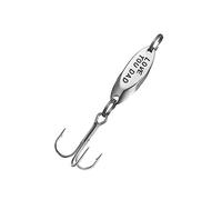 BESPORTBLE Stainless Steel Guitar Pick Fish Hook with Triple Hooks Fishing Lure Bait for Freshwater and Sea Weighted Design for Stable Deep Water Use Creative Love You Dad Pattern Father
