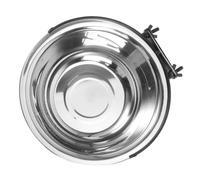 BESPORTBLE Stainless Steel Hanging Pet Food Bowl Anti-overturn Design for Cats and Dogs Easy to Clean Cage Feeding Dish for Convenient Pet Feeding at